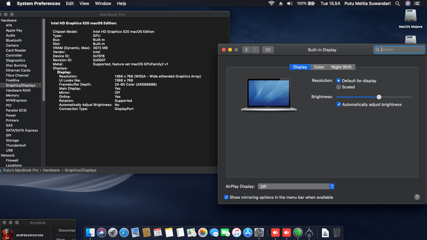 Asus X441UV WX095D [Intel HD 520 + I2C] 5